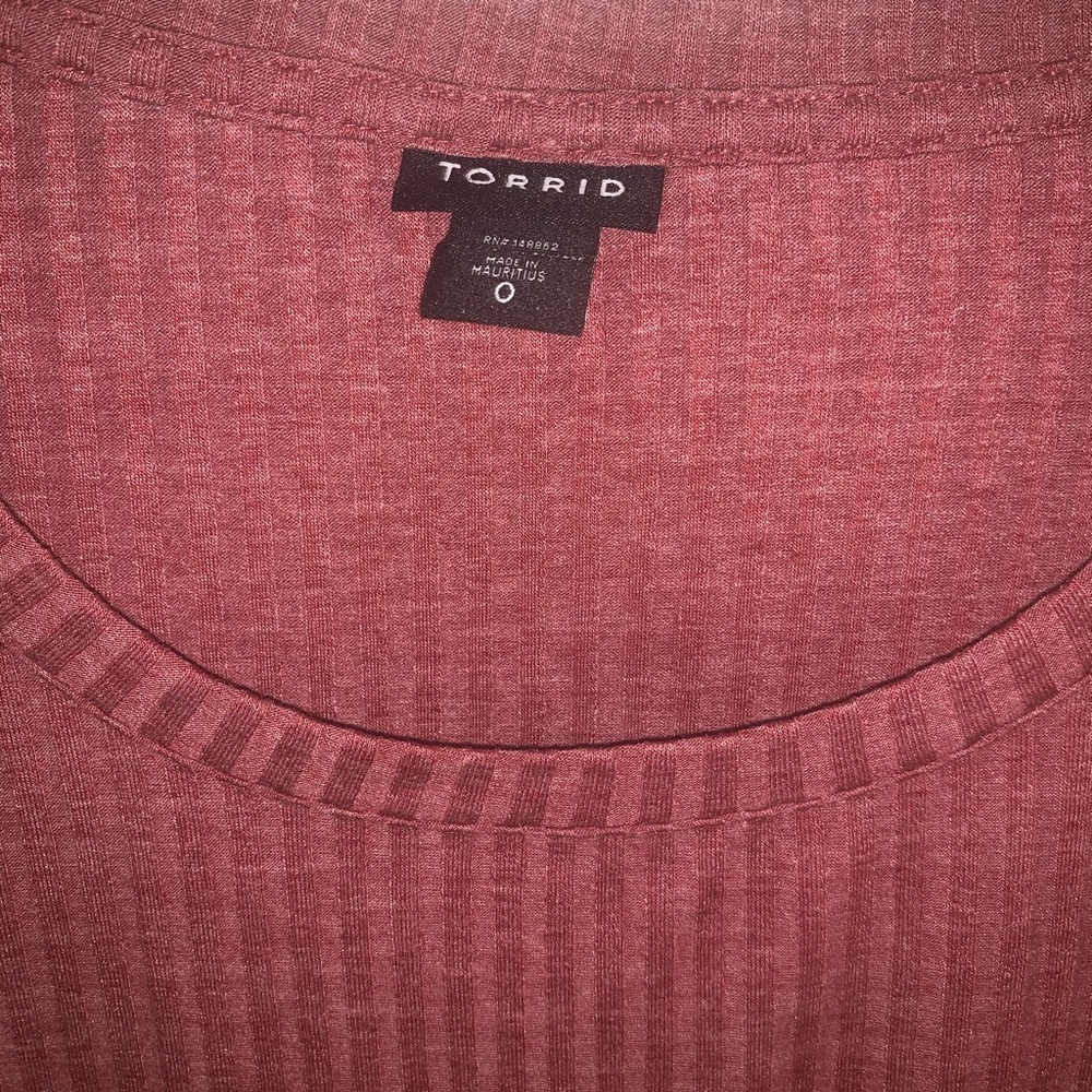 Torrid Ribbed T-Shirt - Picture 5 of 5
